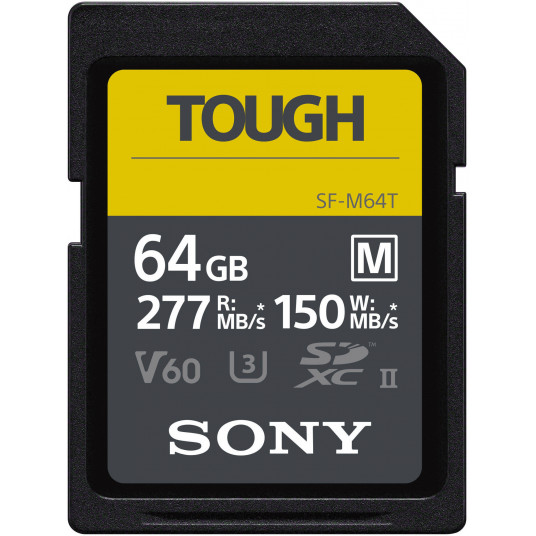  Sony memory card SDXC 64GB M Tough UHS-II C10 U3 V60 