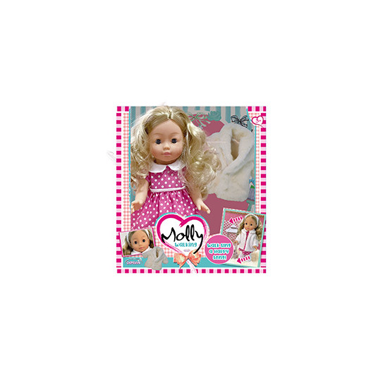 BAMBOLINA vaikščiojanti lėlė Molly, 33cm, su muzika, BD1226