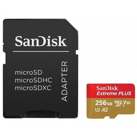  SanDisk Extreme MicroSDXC Memory Card 256GB 