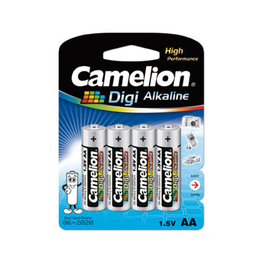  Baterijos Camelion Digi Alkaline AA (LR06),  