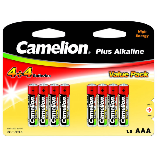  Camelion AAA/LR03, Plus Alkaline, 8 pc(s) 