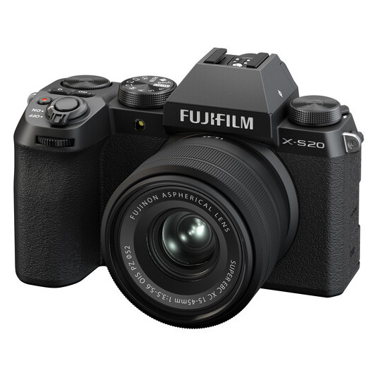  Sisteminis fotoaparatas Fujifilm X-S20 + XC15-45mm Kit WWI Black (NAUJIENA 2023-05) 