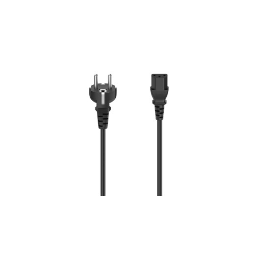  Maitinimo Kabelis HAMA 3pin 1.5m Juodas 