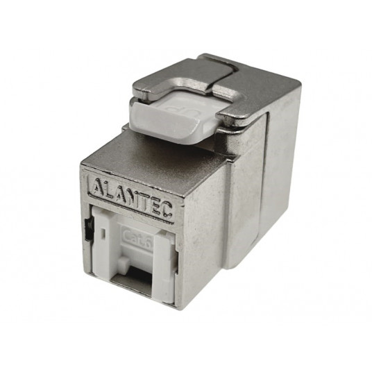  Alantec MB005-1 RJ45 be įrankių STP cat.6A PoE+ keystone modulis ALANTEC Plus - geresnis perdavimo našumas 