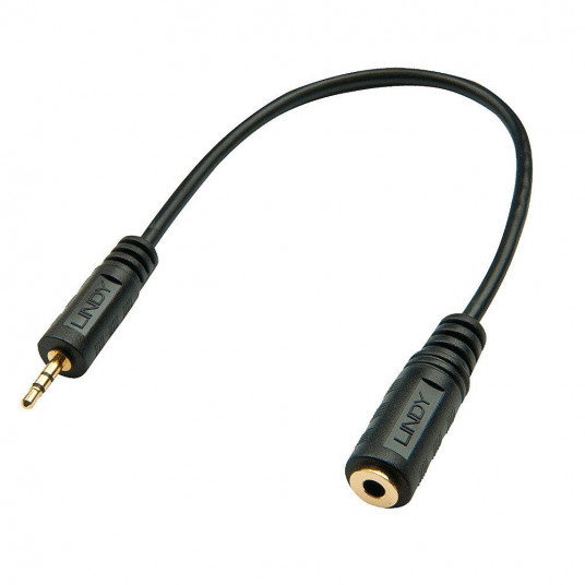  CABLE ADAPTER AUDIO 2.5/3.5MM/0.2M 35698 LINDY 