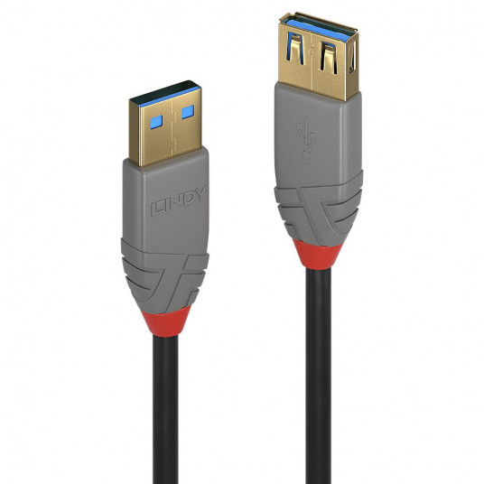  CABLE USB3.2 EXTENSION 2M/ANTHRA 36762 LINDY 