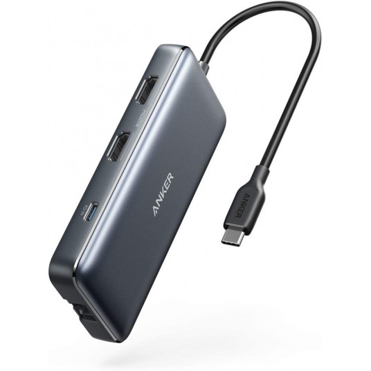  553 PowerExpand USB-C Hub (8-in-1) 100W Power Delivery black 