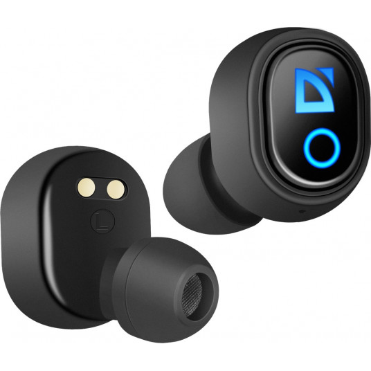 Defender Twins 639 Laisvų rankų įranga Vielinis ir Bevielis Įkišamos į ausį Skambučiai / muzika Mikro USB Bluetooth Juoda 