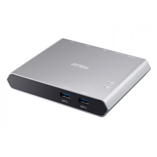  Aten US3310-AT 2-Port USB-C Dock Switch with Power Pass-through Aten 