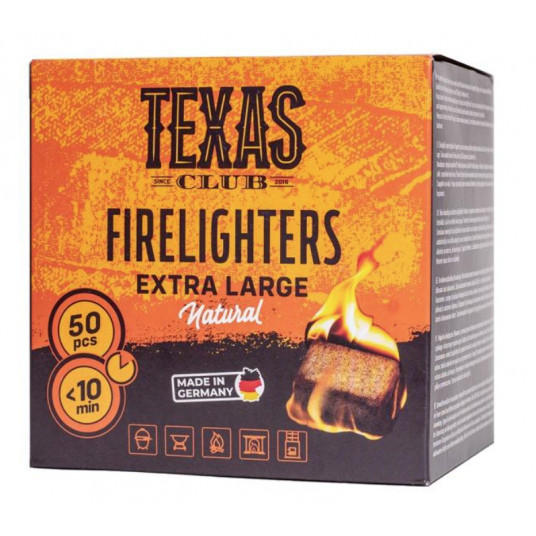  Įdegtukai Texas Club XXL FIRE-XXL 50 vnt. 