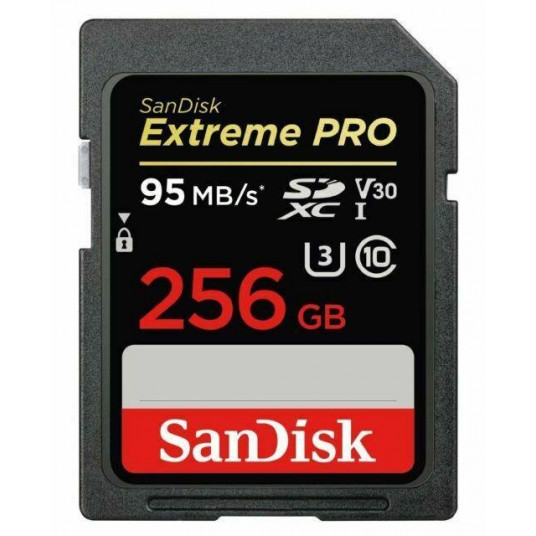  SanDisk Extreme PRO 256GB microSDXC RescuePRO Deluxe Memory Card 