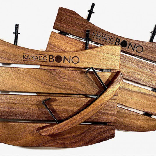 Tikmedžio padėklų ir rankenos rinkinys (Limited) Kamado Bono TEAK25