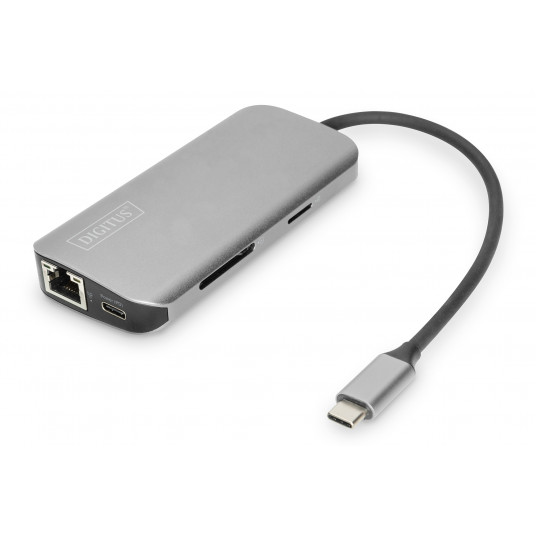  Digitus USB-C Universal Docking Station, 8 Port 