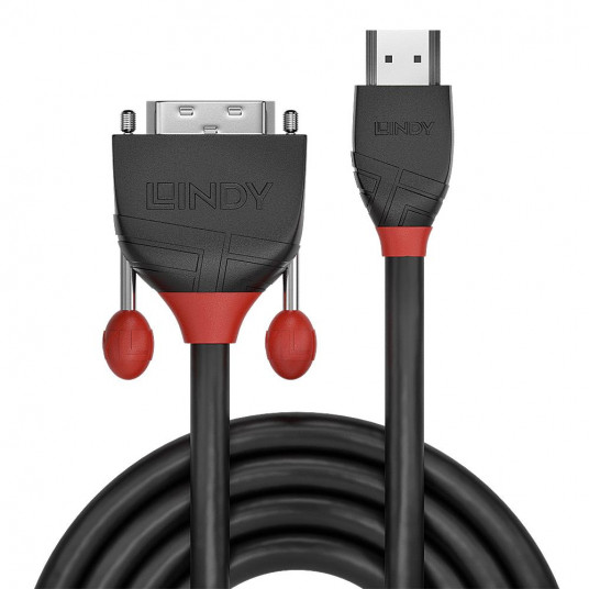 CABLE HDMI-DVI 1M/BLACK 36271 LINDY 