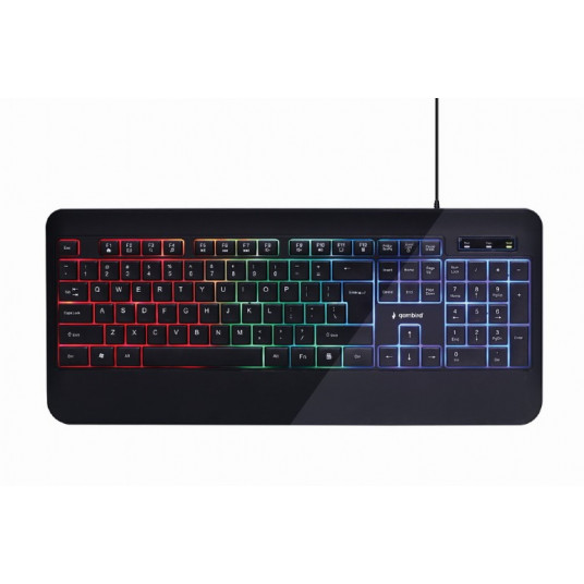 GEMBIRD KB-UML-03 Slim Rainbow keyboard