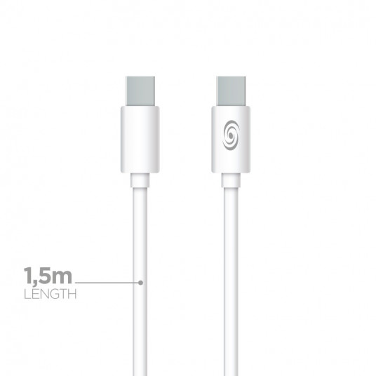  Data Cable Type-C to Type-C 100W 1.5m By Fonex White 