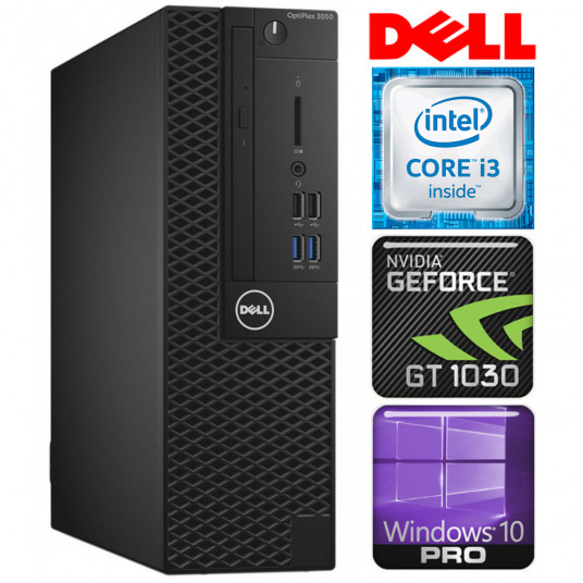  DELL 3050 SFF i3-7100 8GB 256SSD M.2 NVME+2TB GT1030 2GB WIN10Pro 