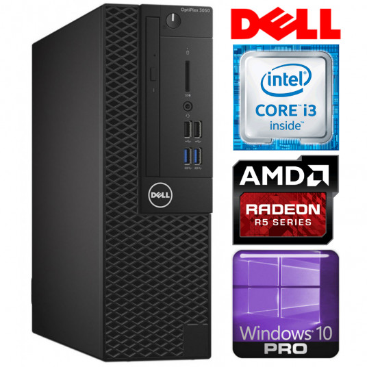 DELL 3050 SFF i3-7100 8GB 256SSD M.2 NVME R5-340 2GB WIN10Pro