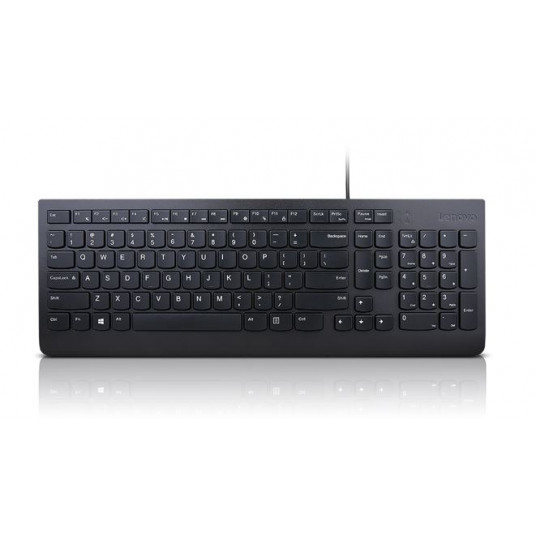 Lenovo Essential Wired Keyboard  Wired via USB-A, Keyboard layout Estonian, Black 