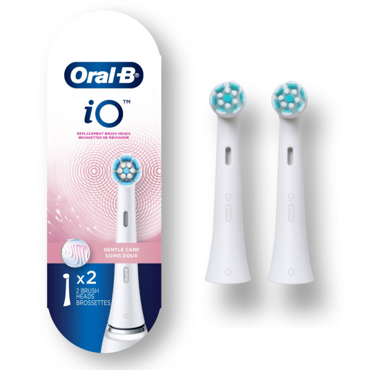  Oral-B iO Refill Gentle Care Replaceable toothbrush heads, 2 pcs, White Oral-B 