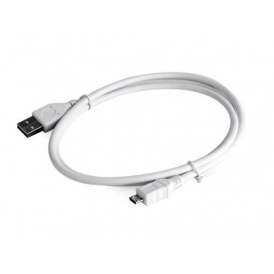  CABLE USB2 A PLUG/MICRO B 1M/CCP-MUSB2-AMBM-W-1M GEMBIRD 