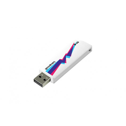  Goodram UCL2 USB atmintukas 8 GB USB A tipo 2.0 Juoda, Mėlyna, Balta 