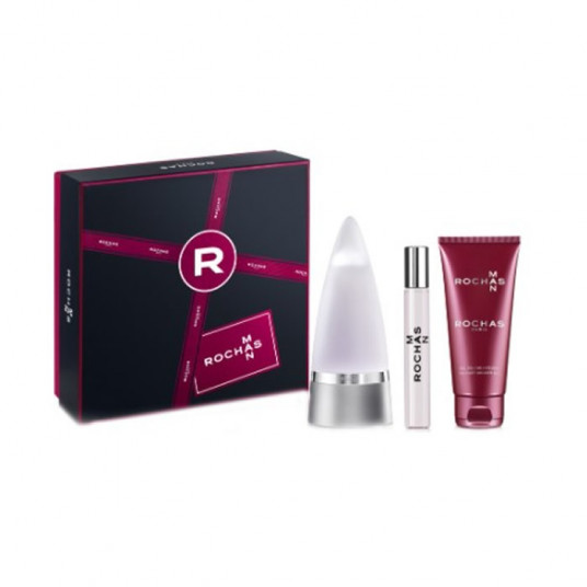 Rochas Man Eau De Toilette Spray 100Ml Set 3 Pieces 2020