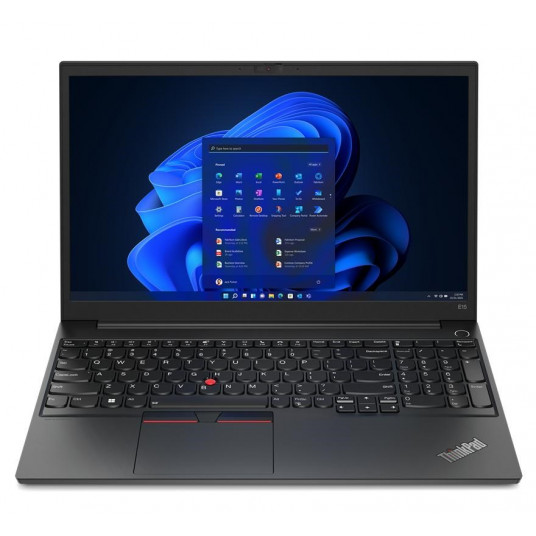  Lenovo ThinkPad E15 i3-1215U Knyginis kompiuteris 39,6 cm (15.6") „Full HD“ Intel® Core™ i3 8 GB DDR4-SDRAM 256 GB SSD Wi-Fi 6 (802.11ax) Windows 11 Pro Juoda 