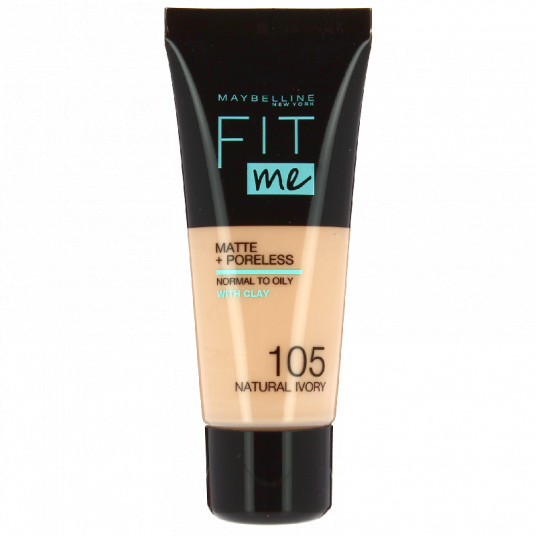 MAYBELLINE Fit Me Liquid Foundation 105 Natural Ivory 30ml