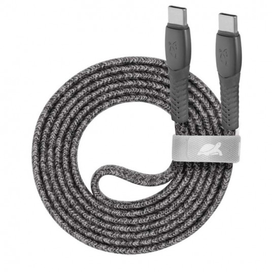 CABLE USB-C TO USB-C 2.1M/GREY PS6105 GR21 RIVACASE 