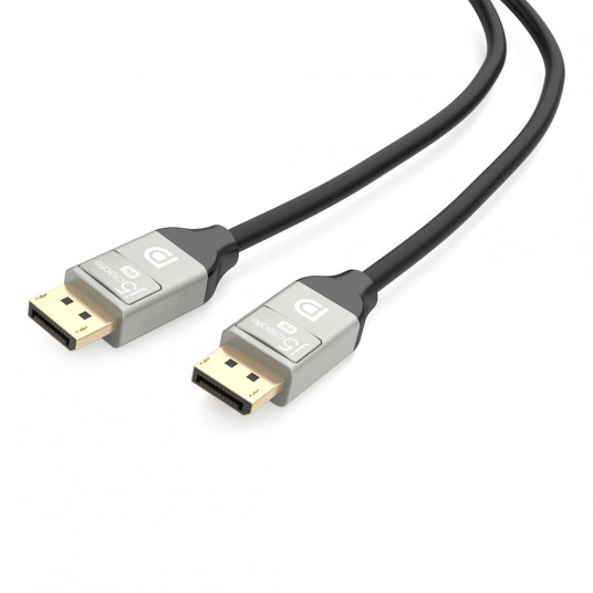  J5create 8K DisplayPort kabelis (DisplayPort M - DisplayPort M; 2 m; juoda spalva) JDC43-N 
