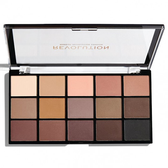 Revolution - Palette eye shadow Re-Loaded (Palette Basic Mattes) 15 x 1.1 g - Basic Mattes