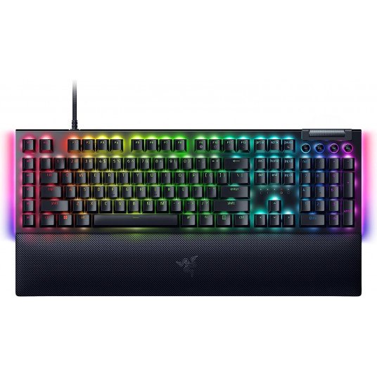  Razer BlackWidow V4 Mechanical Gaming Keyboard, Yellow Switch, Russian Layout, Wired, Black 