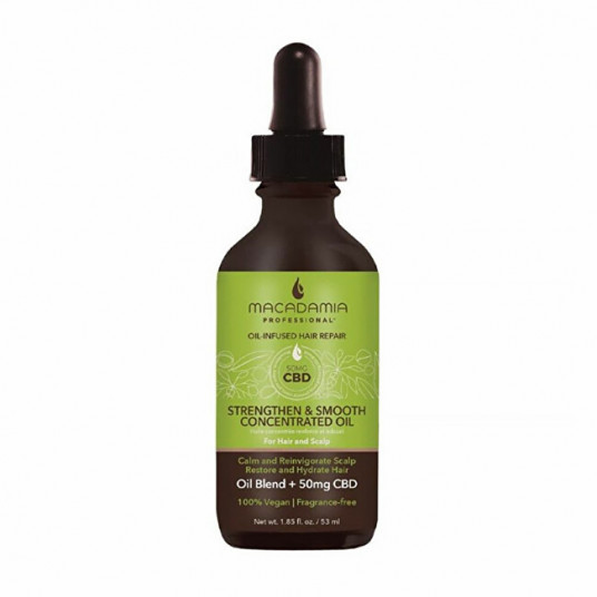 Macadamia - Strengthening and smoothing hair oil (Strenghthen & Smooth Concentrate d Oil) - 53 ml