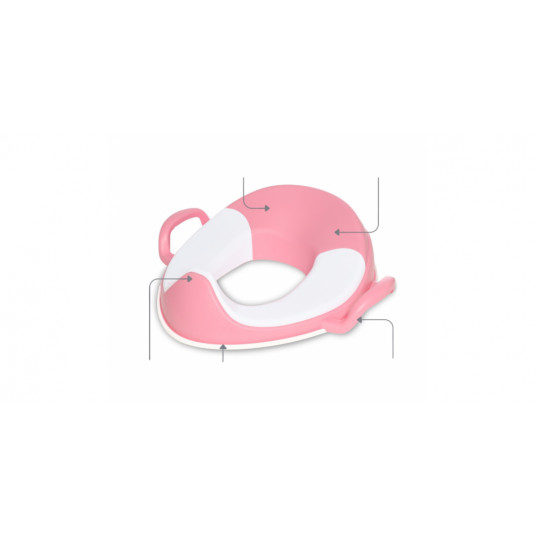 Tualeto sėdynė My Carry Potty Rožinė pastelė MLTS-PIN-P