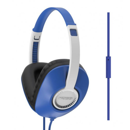  Koss Headphones UR23iB Headband/On-Ear, 3.5mm (1/8 inch), Microphone, Blue, 