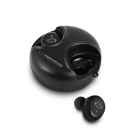  Esperanza EH228K Bluetooth ausinės į ausis TWS Black 