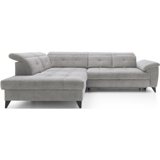 Kampinė sofa Inferne, šviesiai pilka