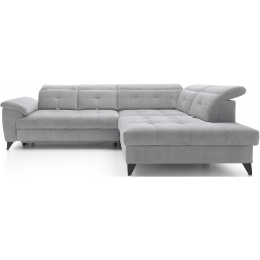  Kampinė sofa Inferne, pilka 
