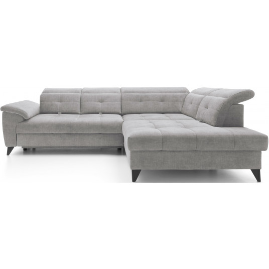 Kampinė sofa Inferne, pilka