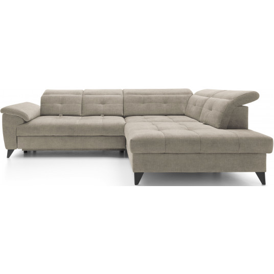 Kampinė sofa Inferne, smėlio