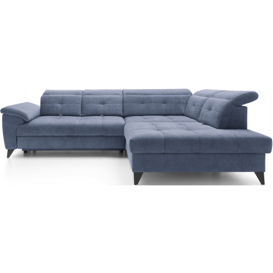 Kampinė sofa Inferne, tamsiai mėlyna