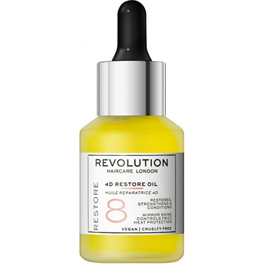 Revolution Haircare - Regenerating oil for dry and damaged hair 8 (4D Restore Oil) 30 ml