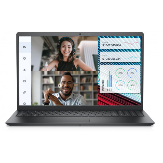  Dell Vostro 15 3520  Black, 15.6 ", WVA, FHD, 1920 x 1080, Anti-glare, Intel Core i5, i5-1235U, 8 GB, SSD 512 GB, Intel UHD Graphics, Ubuntu, 802.11ac, Keyboard language English, Keyboard backlit, Warranty 36 month(s), Battery warranty 12 month(s) 