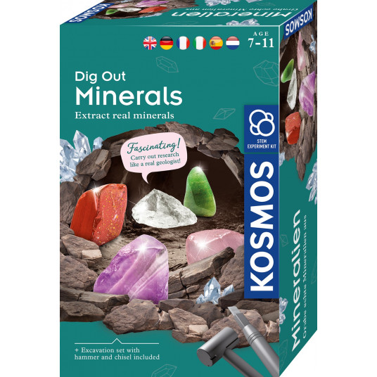 Lavinamasis rinkinys DIG OUT MINERALS 7-11