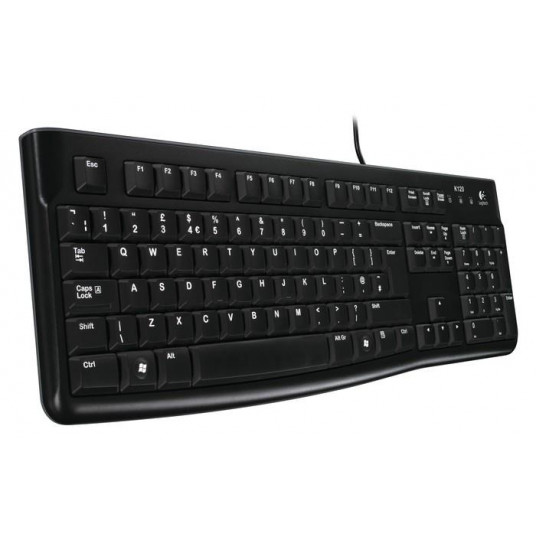  Klaviatūra LOGITECH K120 Corded Keyboard black USB - EER (RUS) 