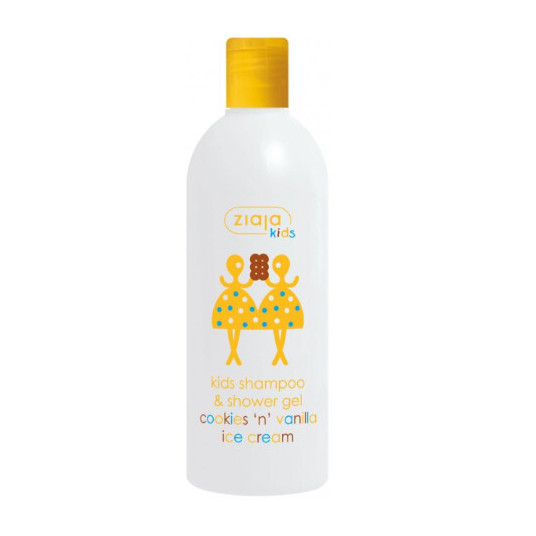 Ziaja - Shampoo & Shower Gel Biscuits and Vanilla Ice Cream (Kid´s Shampoo & Shower Gel) 400 ml