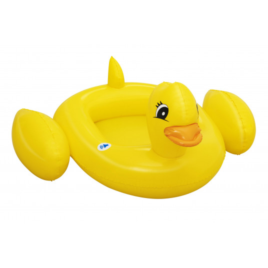 BESTWAY Funspeakers pripučiamas vaikiškas plaustas Duck su garsu, 1.02m x 0.99m, 34151