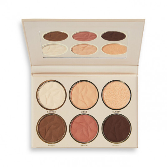 Revolution PRO - Gold and Hour 6 eyeshadow palette 6 x 2 g