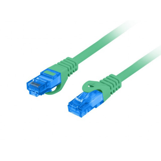  PATCHCORD KAT.6A S/FTP LSZH CCA 20M ZIELONY FLUKE PASSED LANBERG 